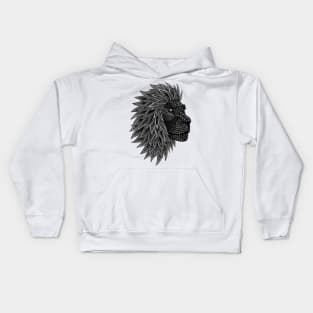 Tribal lion Kids Hoodie